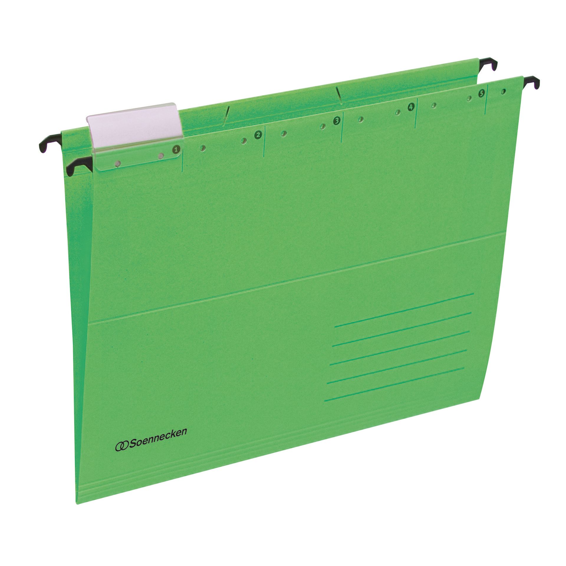 Hängemappe DIN A4 220g RC Karton gn 25 St./Pack.