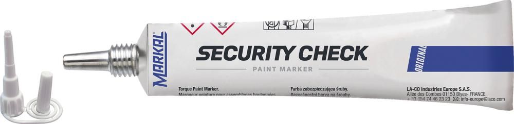 Markal Security-Check Sicherungslack, blau