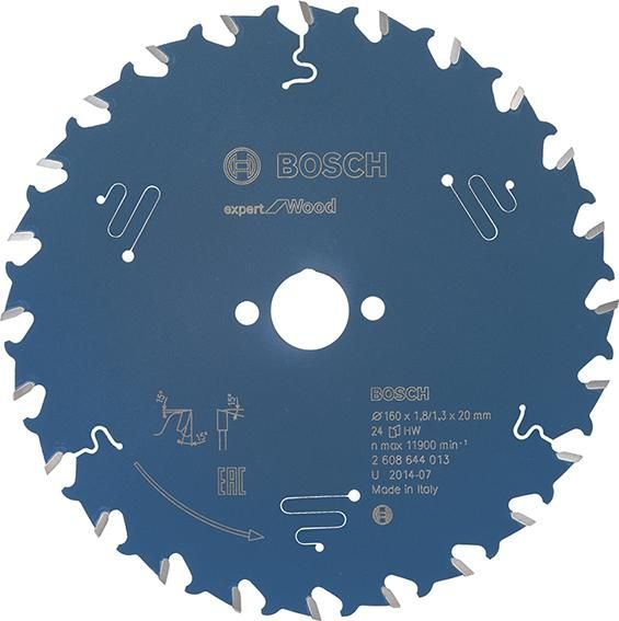 HM-Kreissägeblatt 136x1,5/1x20 24Z Bosch VE à 1 Stück Expert f Wood f Akkusägen