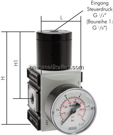 FUTURA Druckregler (Volumenbooster), G 1/4", Futura 1
