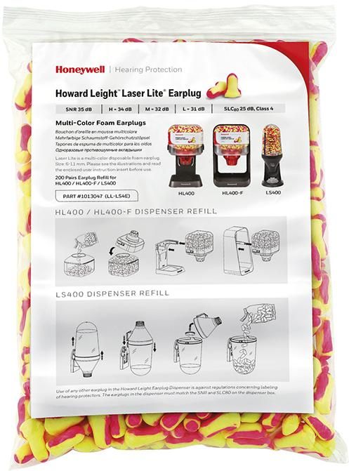 Gehörschutzstöpsel Laser Lite, 35dB, Nachfüllpack 200 Paar