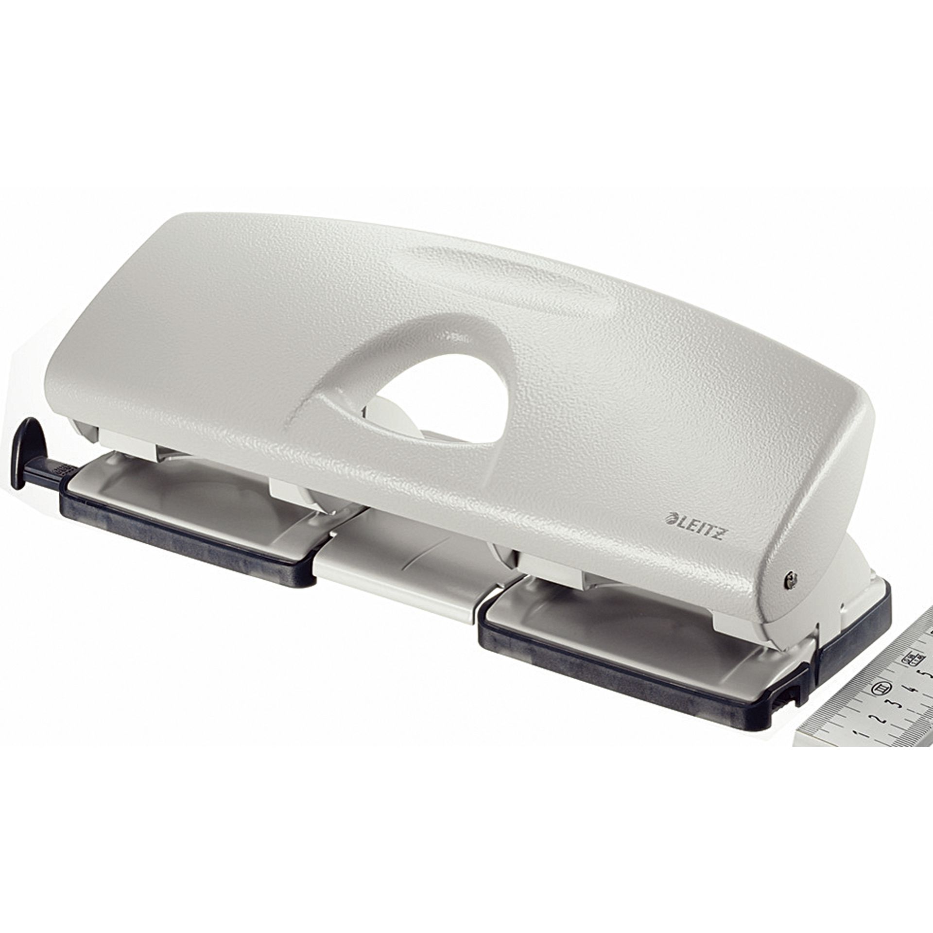 Doppellocher max. 25Blatt Metall grau