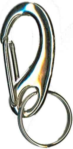 REIHER Jeanshaken vernickelt