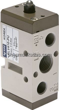 5/2-Wege Endschalter mit Nocke, G 1/4" (Abluft G 1/8")
