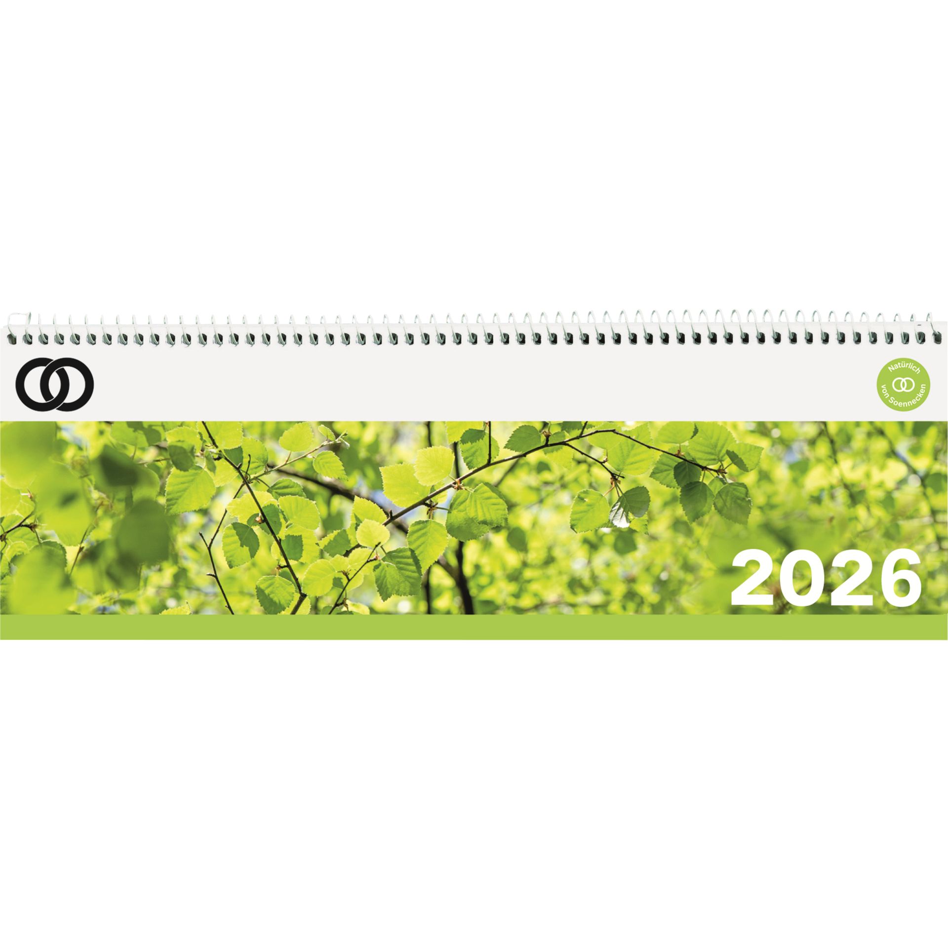 Schreibtischquerkalender oeco 2026 60Seiten 1W/1S