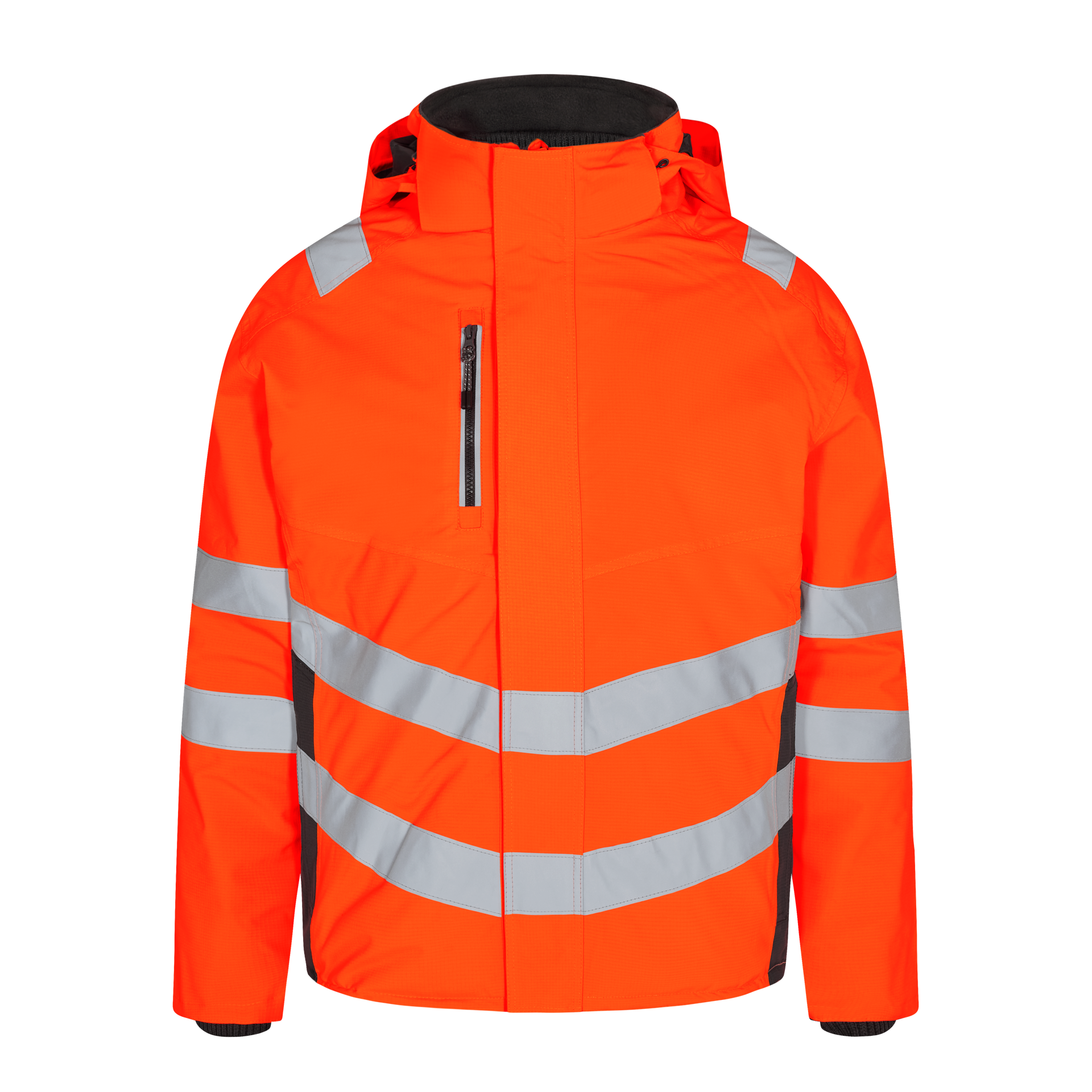 Safety Winterjacke Orange/Anthrazit Grau, Gr. XL