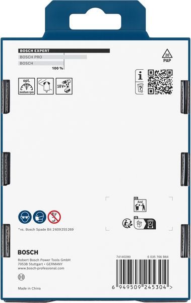 BOSCH Flachfräsbohrersatz