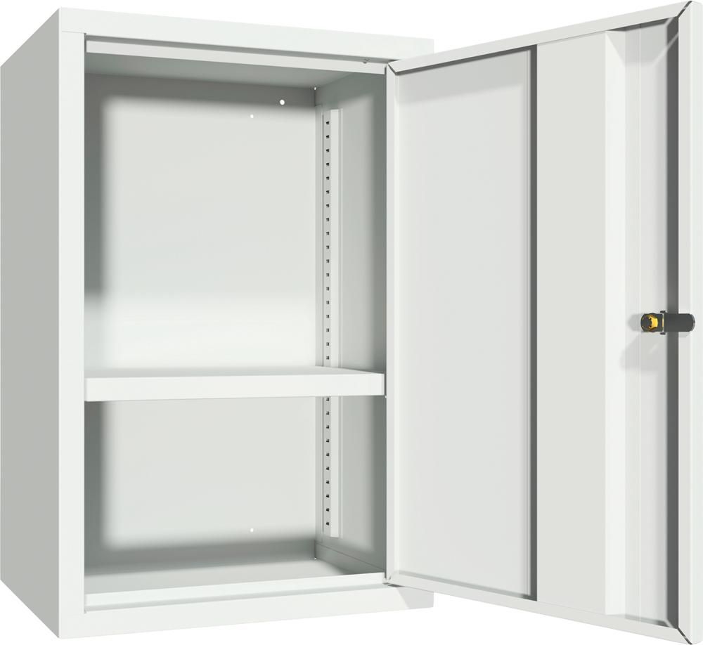 Hängeschrank glatte Rückwand RAL 7035 B400xT300xH600mm