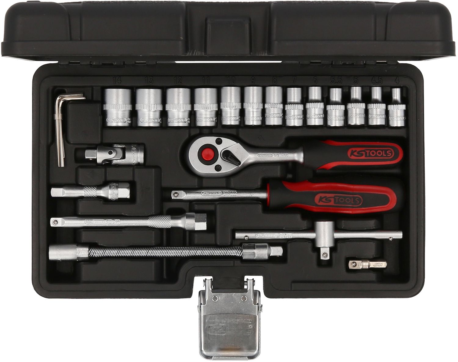 KS Tools 1/4" Steckschlüssel-Satz, 25-tlg
