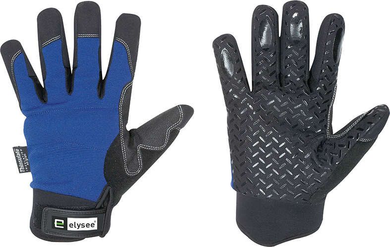 Winterhandschuh Freezer, Gr. 10, schw./blau