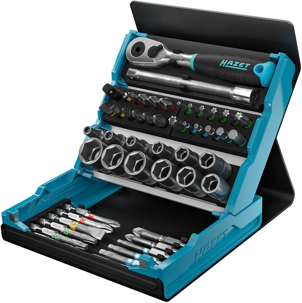 Steckschlüssel-Garnitur 1/4" 2200SC-2 50-teilig Hazet