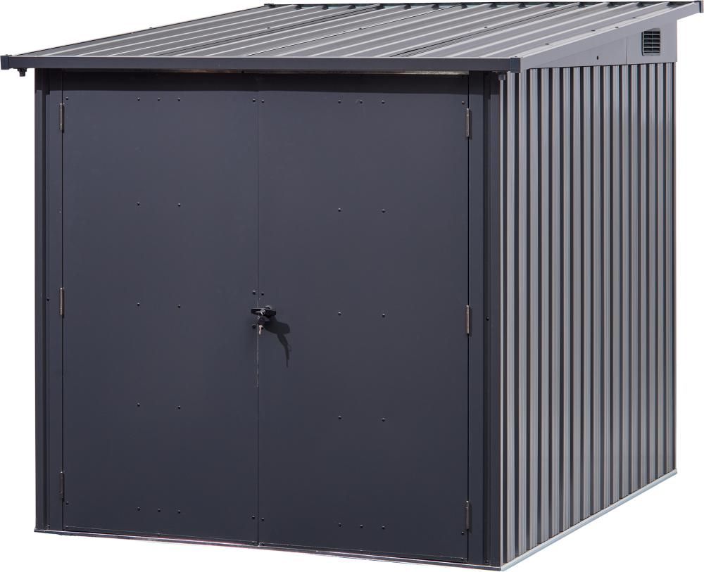 Fahrradgaragefür 3 Fahrräder164 x 204 x 145/163 cm