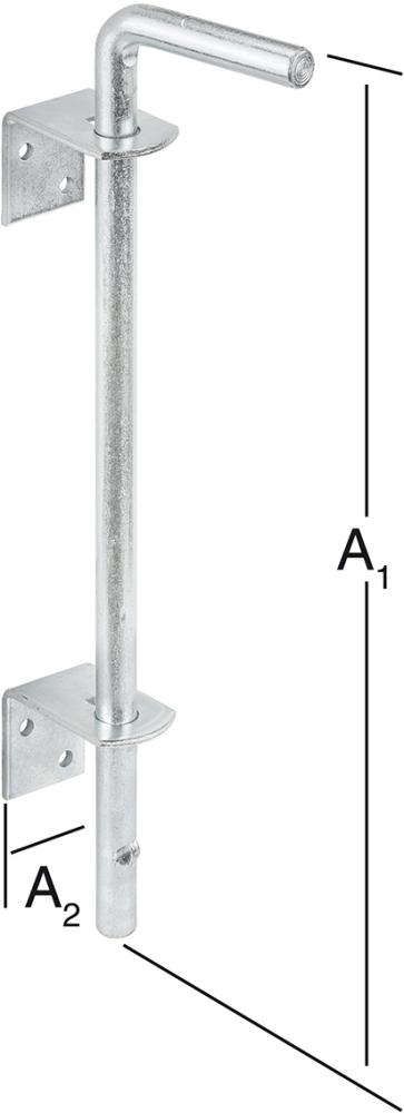 Bodenschieber 400x65mm VORMANN