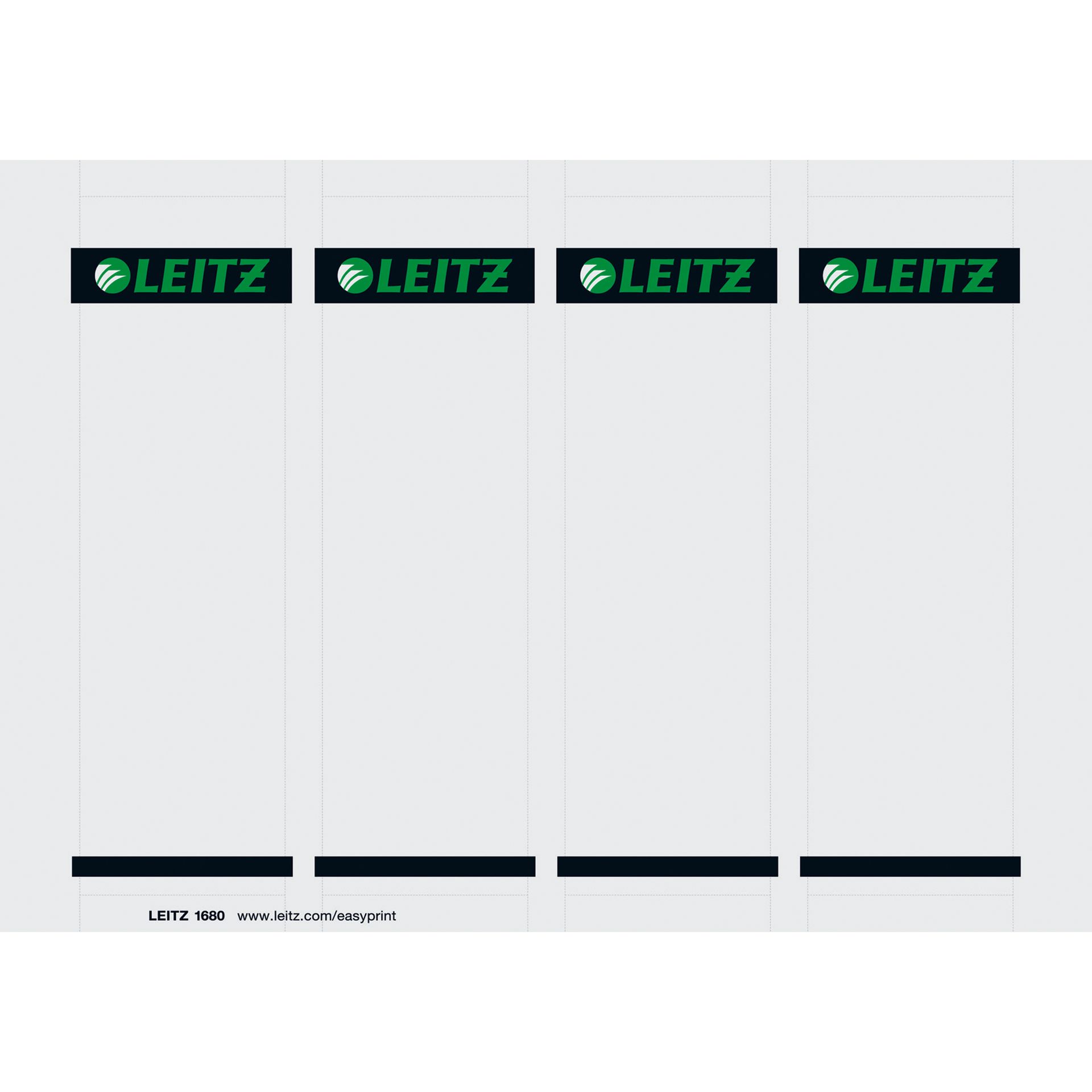 Einsteckrückenschild  kurz/breit gr 100St