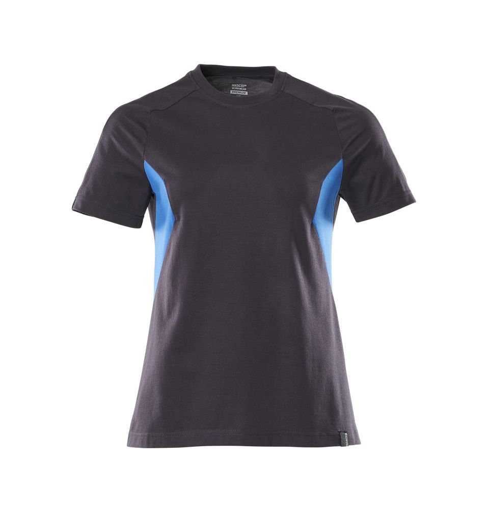T-Shirt Schwarzblau/Azurblau, S  ONE