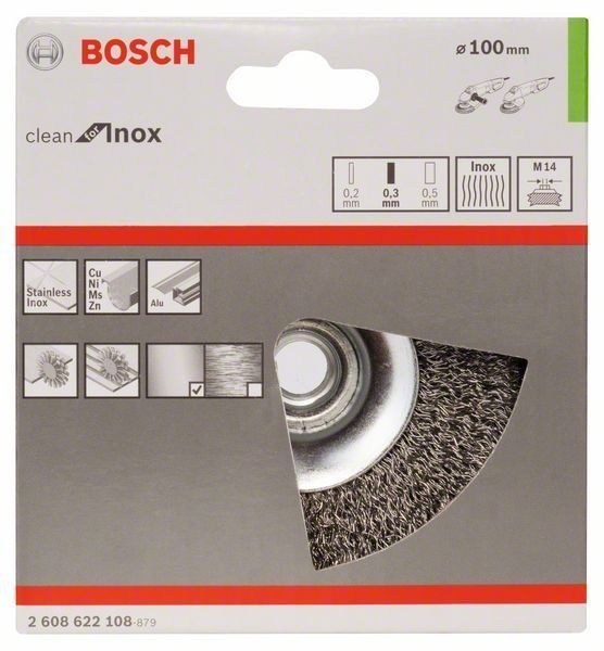 Bosch Kegelbürste Clean for Inox