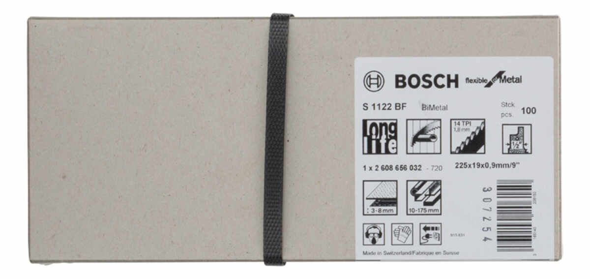 Säbelsägeblatt S 1122 BF Flexible for Metal, 100er-Pack
