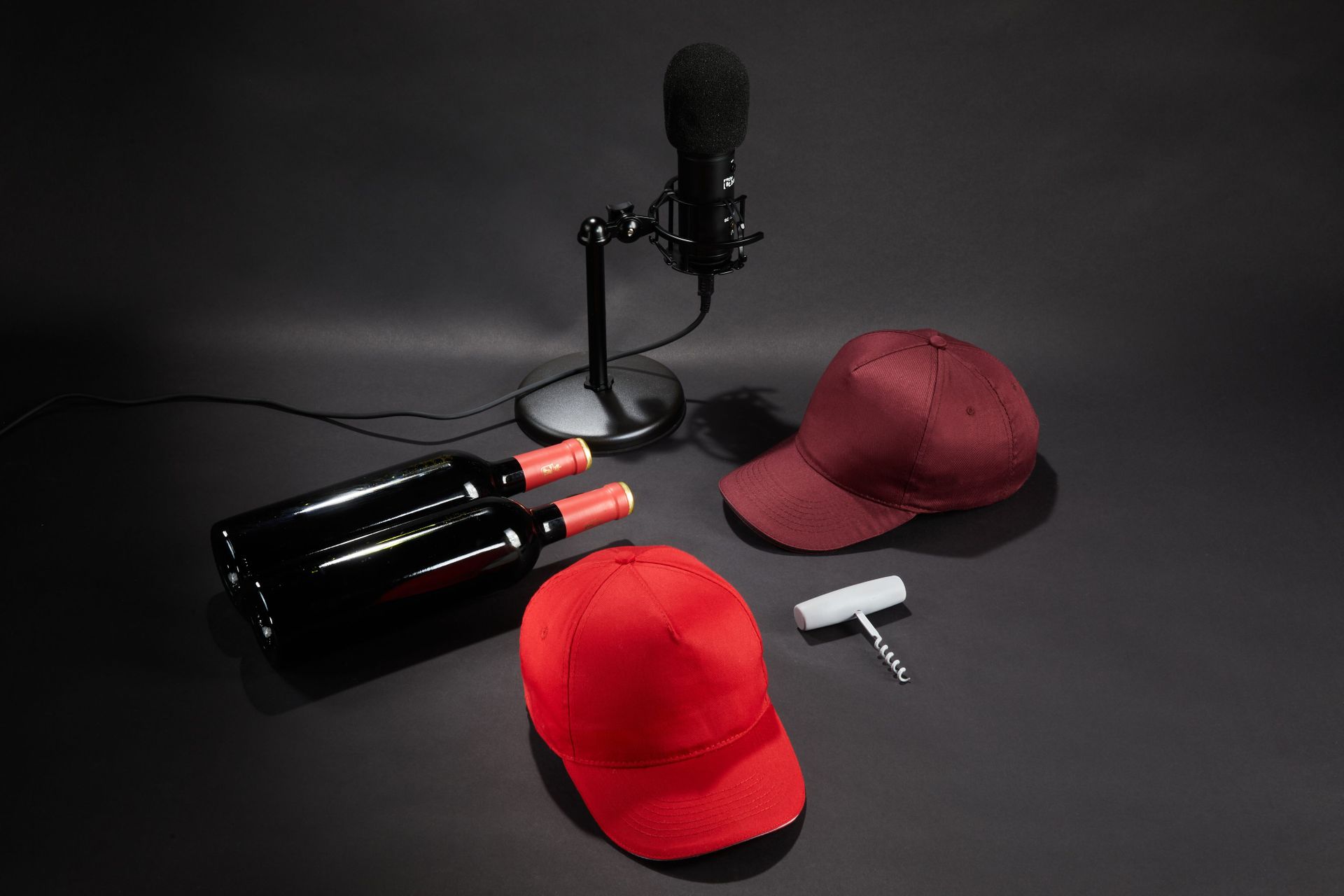 5 Panel Cap mit ungebürsteter Oberfläche