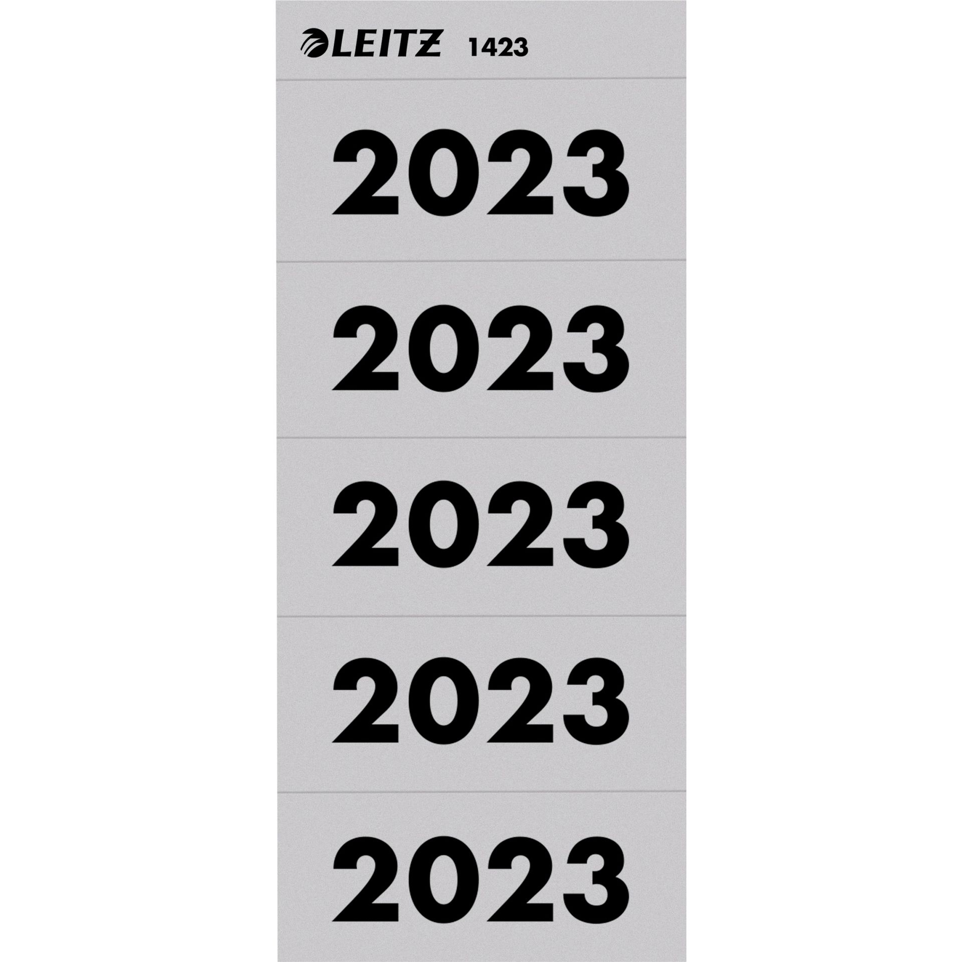 Jahresschild 2023 grau 100 St./Pack.