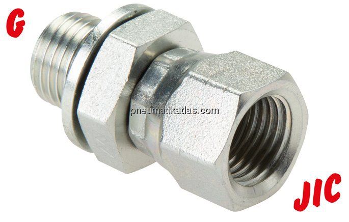 Einstellb. Einschraubverschr. UNF 7/16"-20(IG)-G 1/8"(AG)