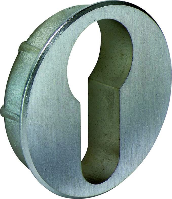 7421 PZ Rosette rund, vernickelt