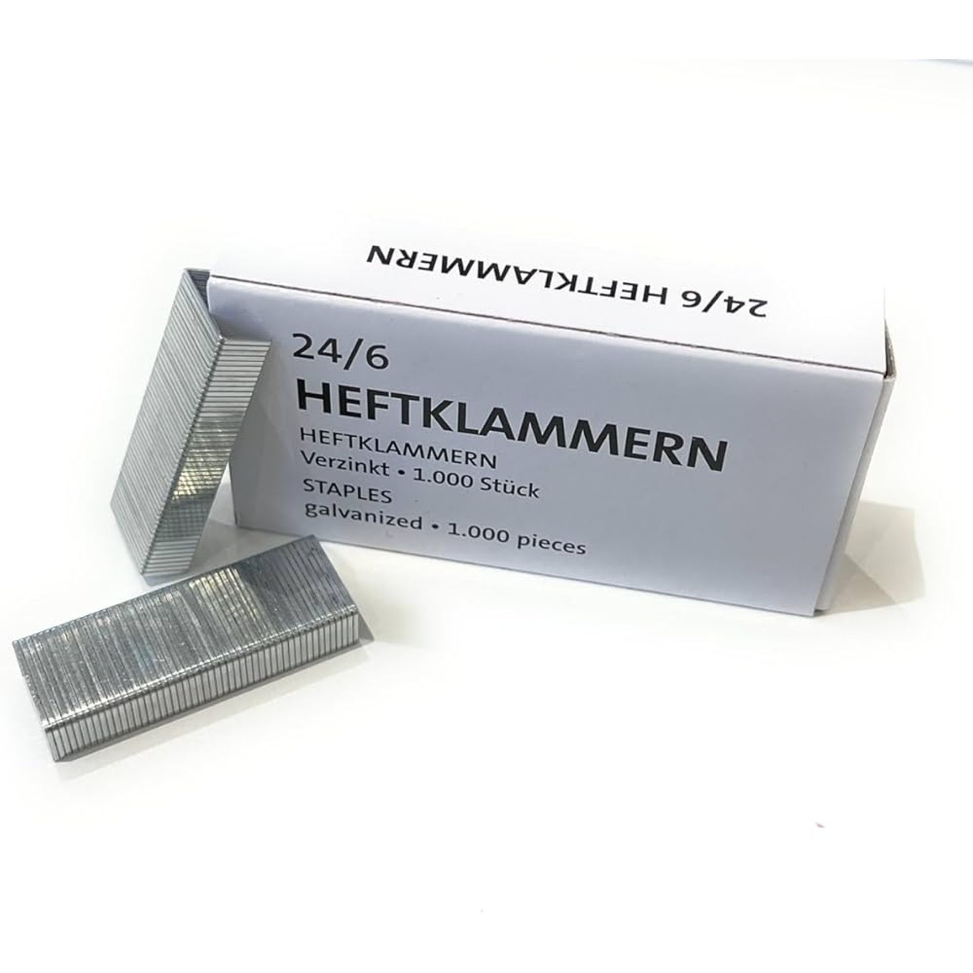 Heftklammern 24/6  verzinkt 1.000St