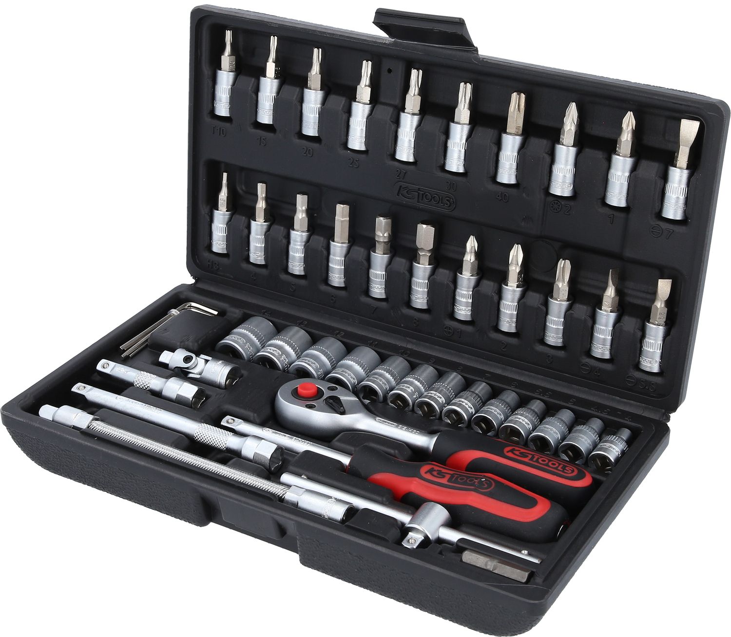 KS Tools 1/4" Steckschlüssel-Satz, 46-tlg