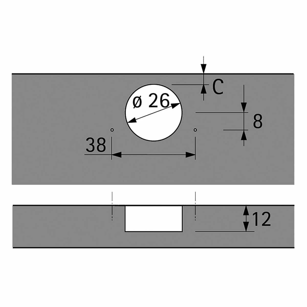 Topfband Intermat 26mm Ger M.F./16