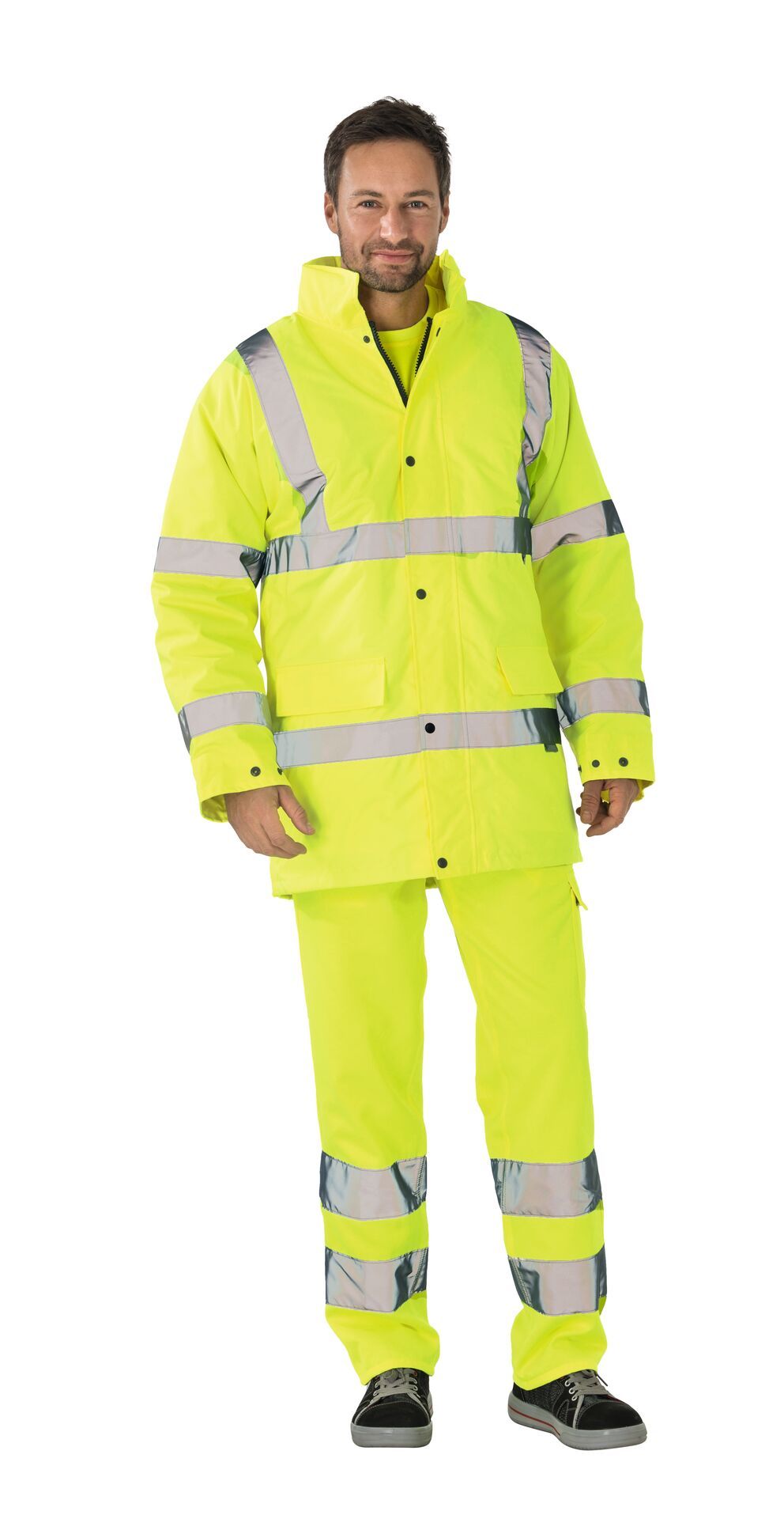 Planam Parka uni Warnschutz, Outdoor uni gelb Gr. S