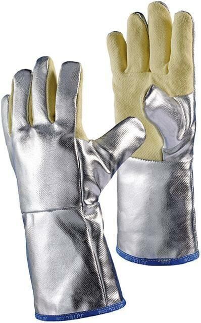 5-FINGER HANDSCHUH Handschuh Aramid-Alu,KA-2,Standard,L=38cm, silber, Gr.