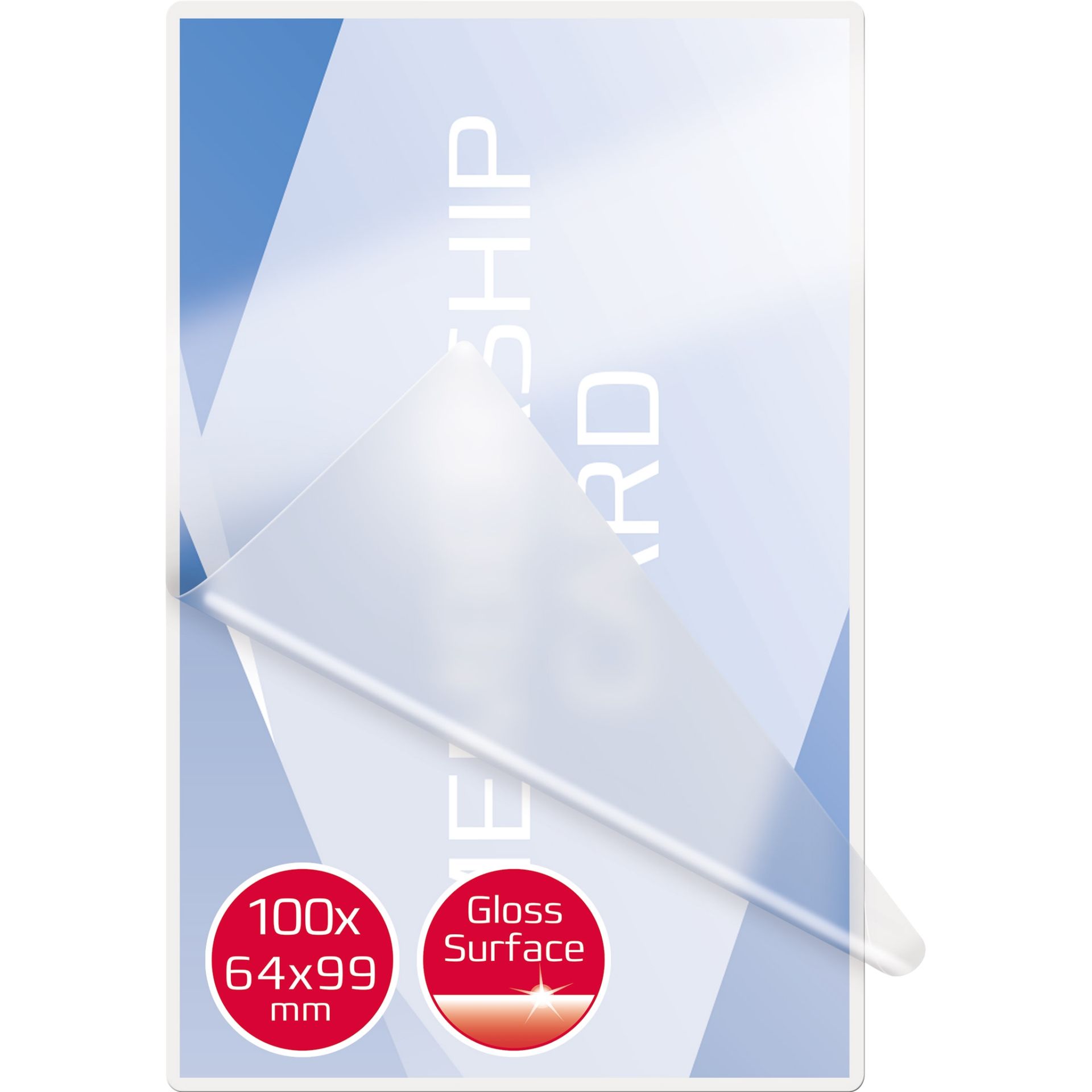 Folientasche CardPouch 64x99mm 125mic 100 St./Pack.