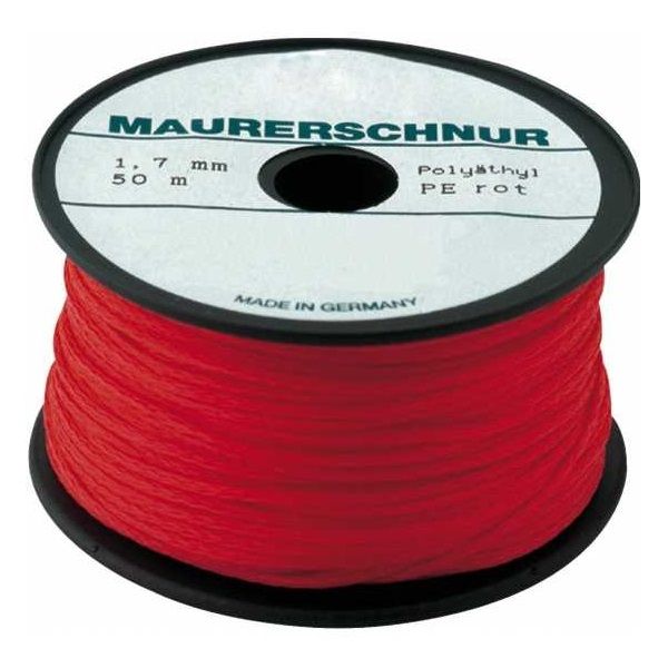 Polyäthylen-Maurerschnur: rot