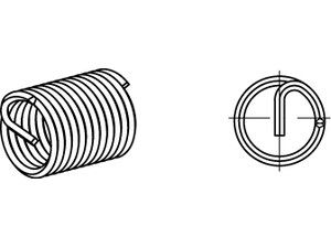 ART 88331 AMECOIL Gew.-einsätze A 2 AM 10 x 1 x 15 A 2 S