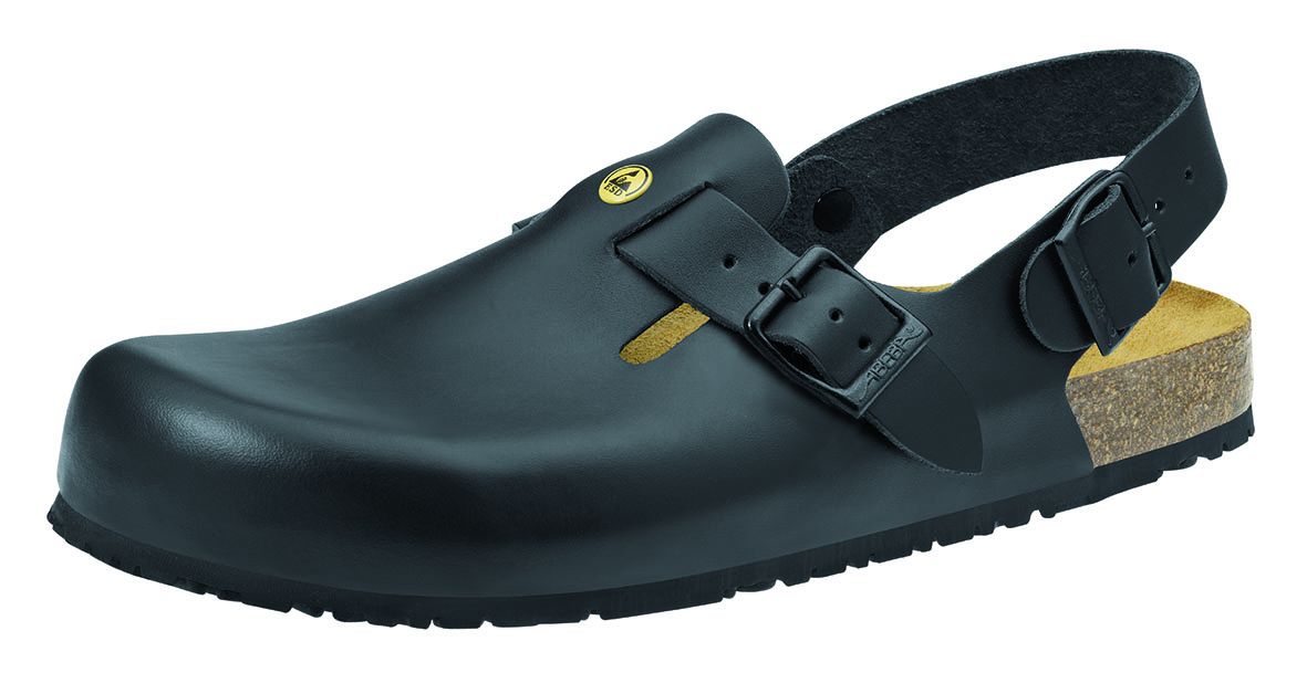 ESD-Berufsschuhe Nature Clog schwarz Gr. 41