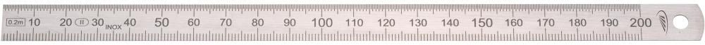 HP Biegsamer Stahlmaßstab 150x13x0,5mm 1/2