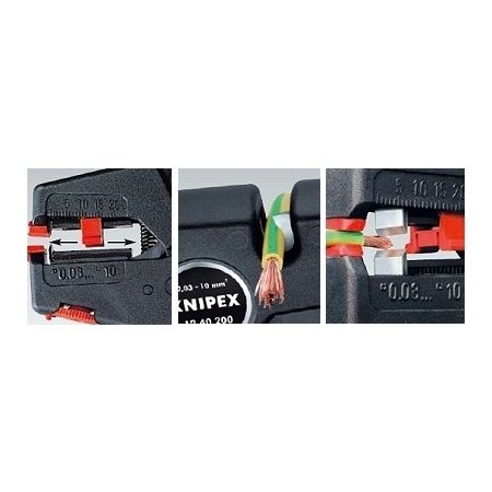 KNIPEX selbsteinstellende Abisolierzange