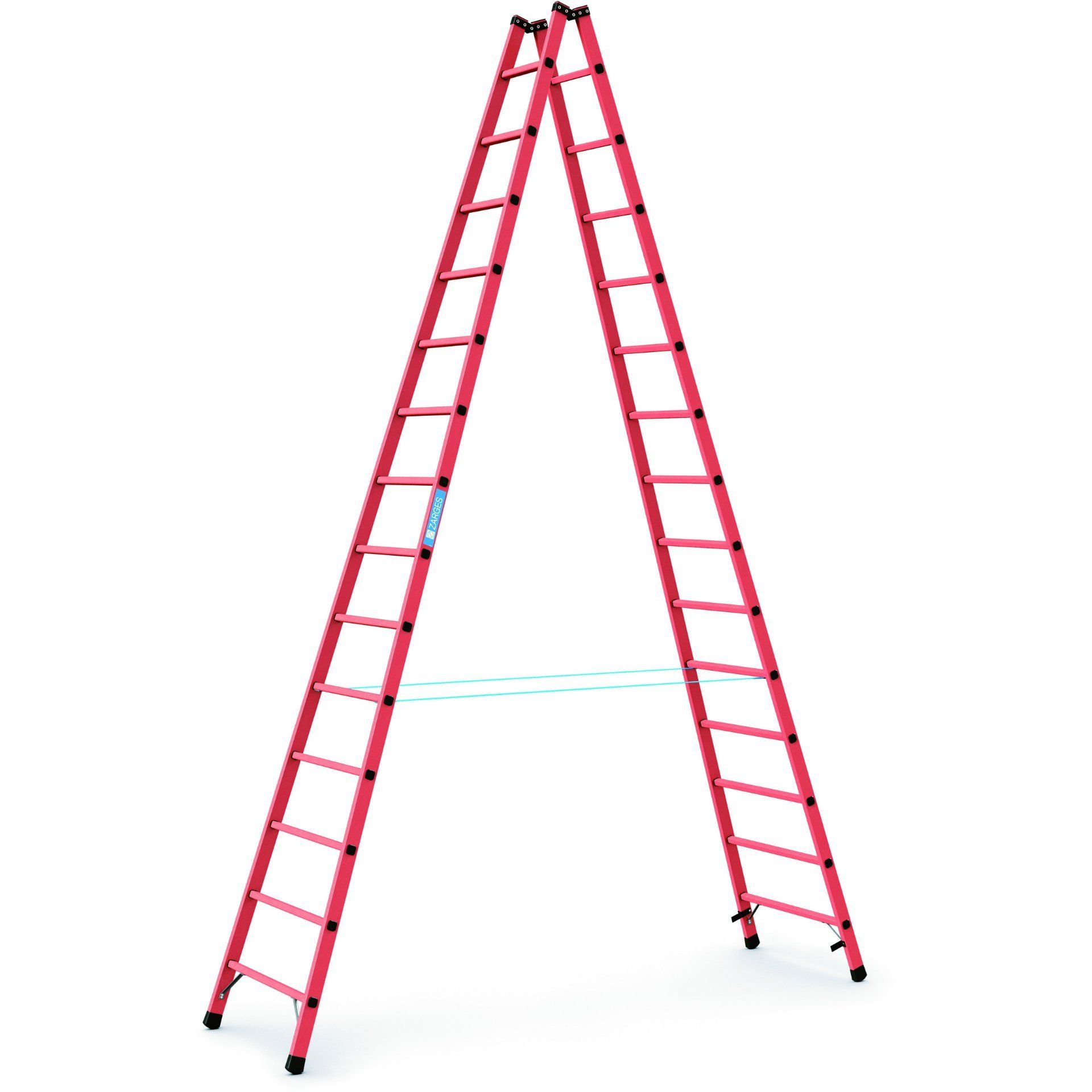 Zarges EFA B - Kst-Stehleiter 2 x 14 Sprossen