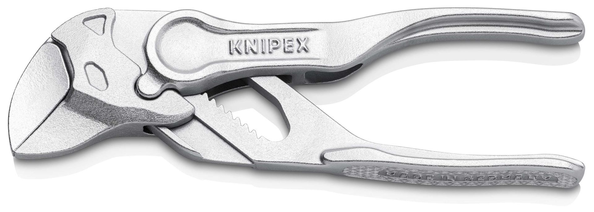 KNIPEX Zangenschlüssel XS aufgeprägte, raue Oberfläche