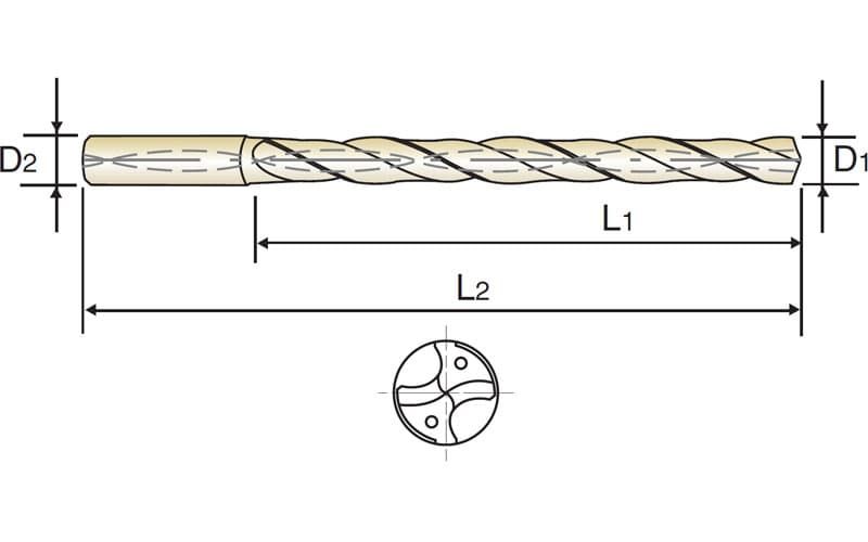 D/D 8D MIT INNENKÜHLUNG (TIALN)