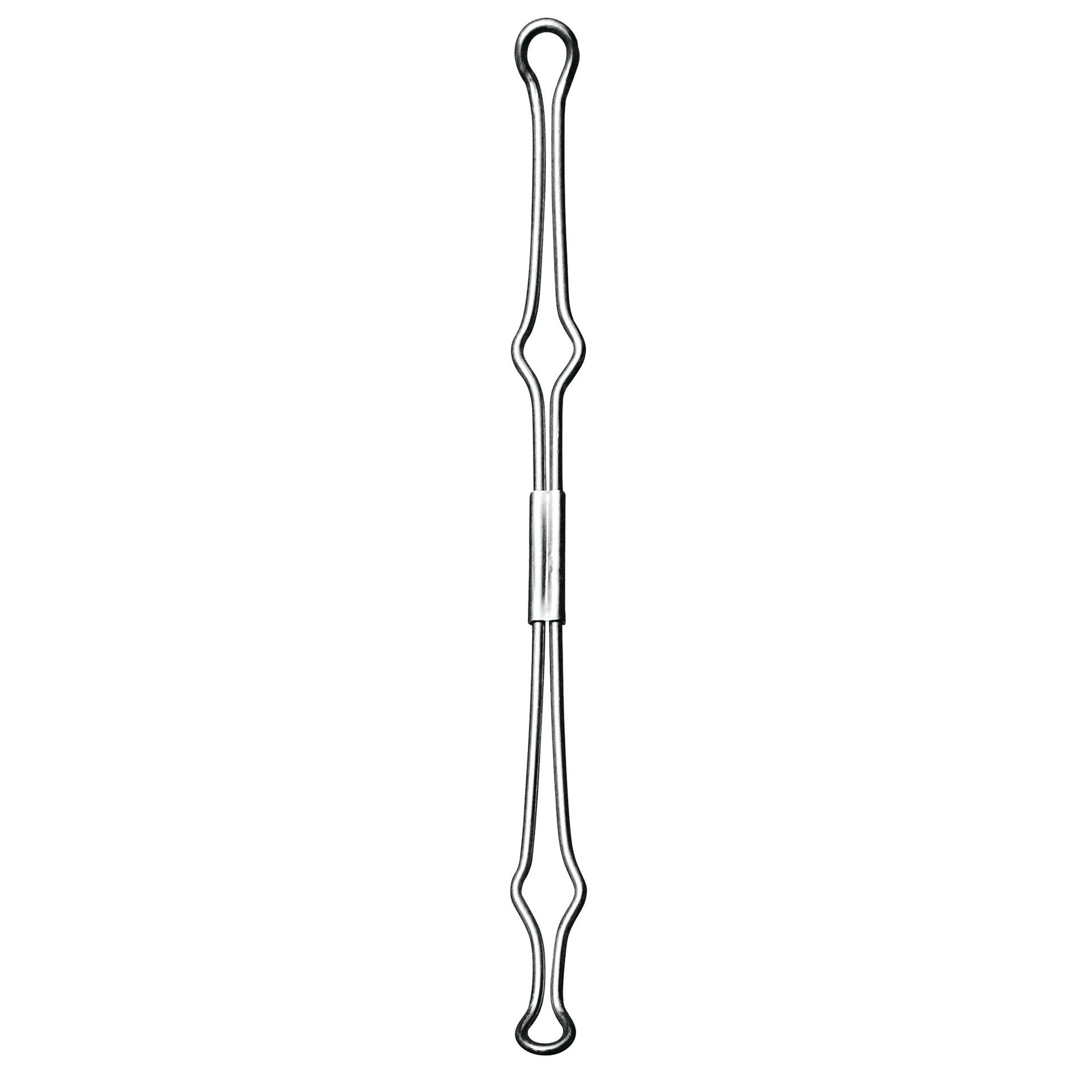 Niederhalter 80mm Metall silber 100 St./Pack.