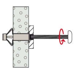 Hohlraum-Metalldübel HM 5x37 S