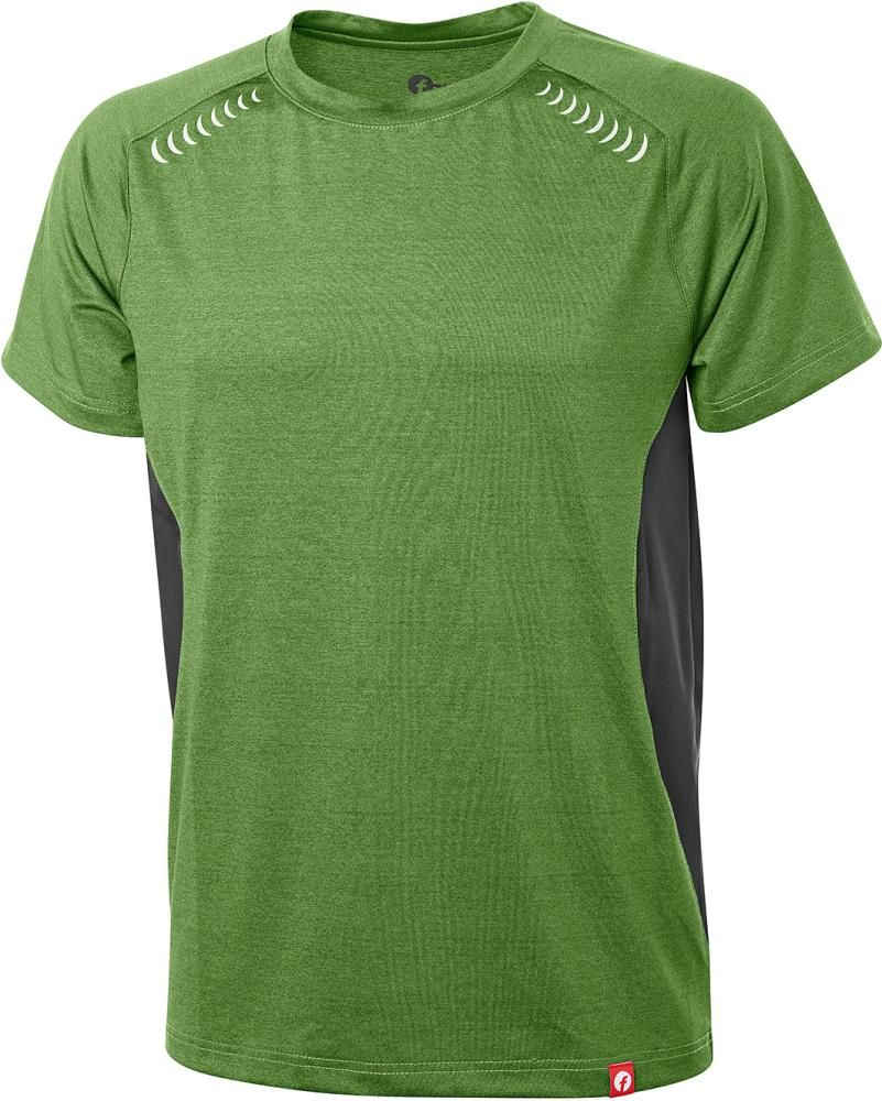 T-Shirt Quick Dry grün/schwarz meliert Gr. 2XL Fortis Elements