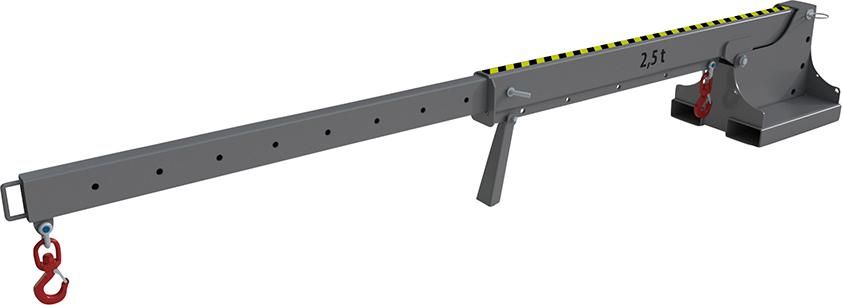 Teleskop-Lader KTH 2,5 lackiert, Mausgrau 2200x540x560mm