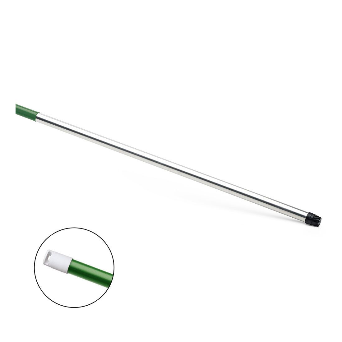 HACCP Aluminium-Stiel grün 140 cm