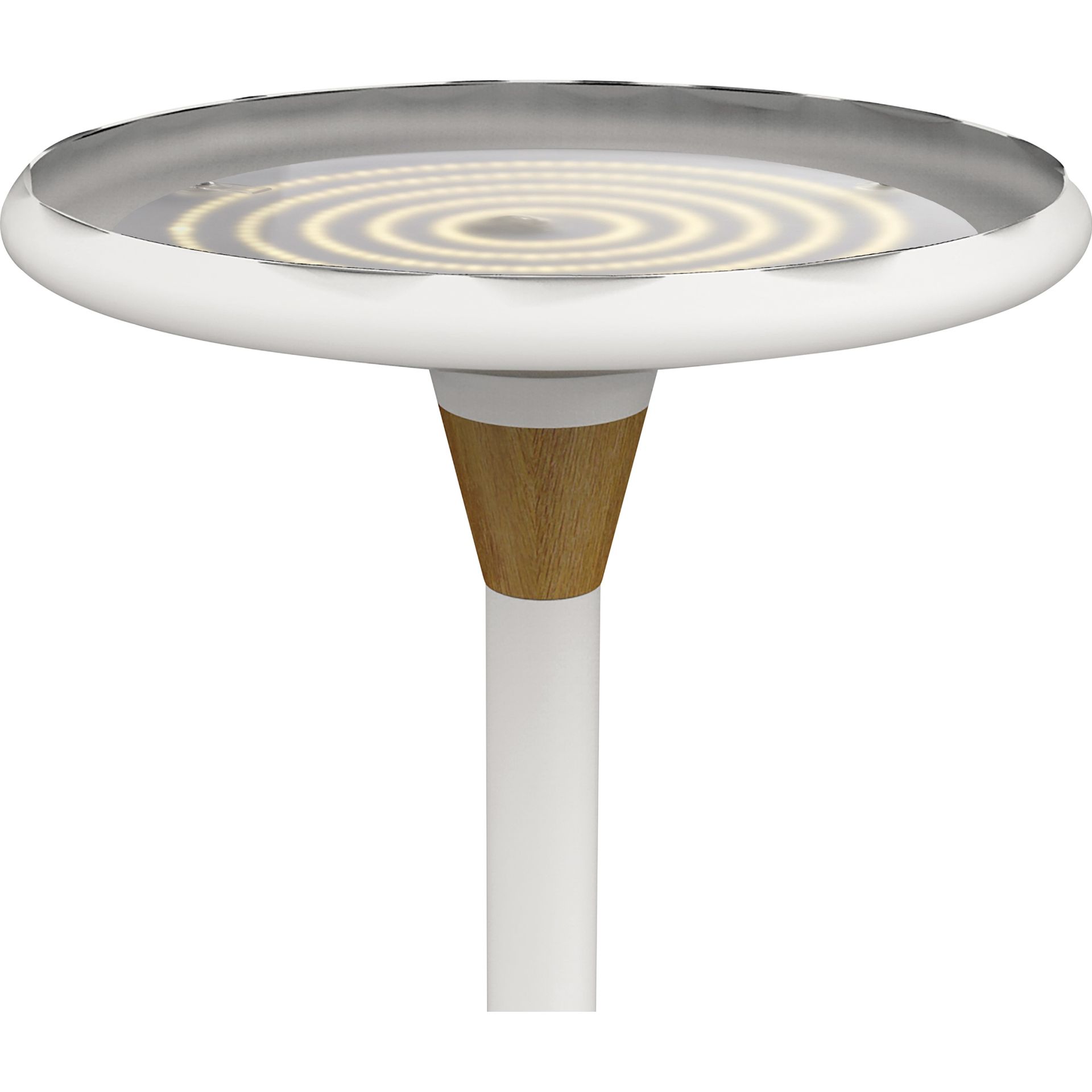 Deckenfluter Baly Bamboo LED weiß