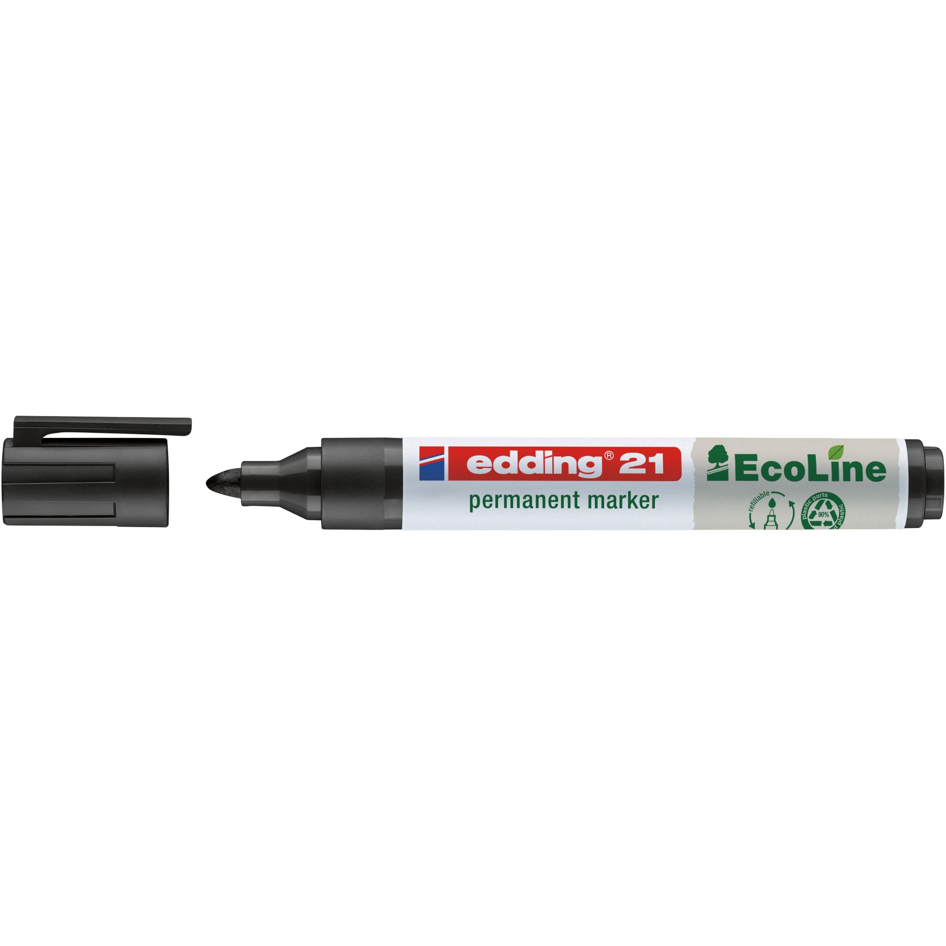 Permanentmarker 21 EcoLine 1,5-3mm Rundspitze schwarz