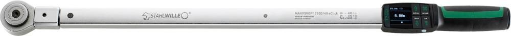 STAHLWILLE Drehmomentschlüssel MANOSKOP 730DR eClick 3/4" 40-400Nm