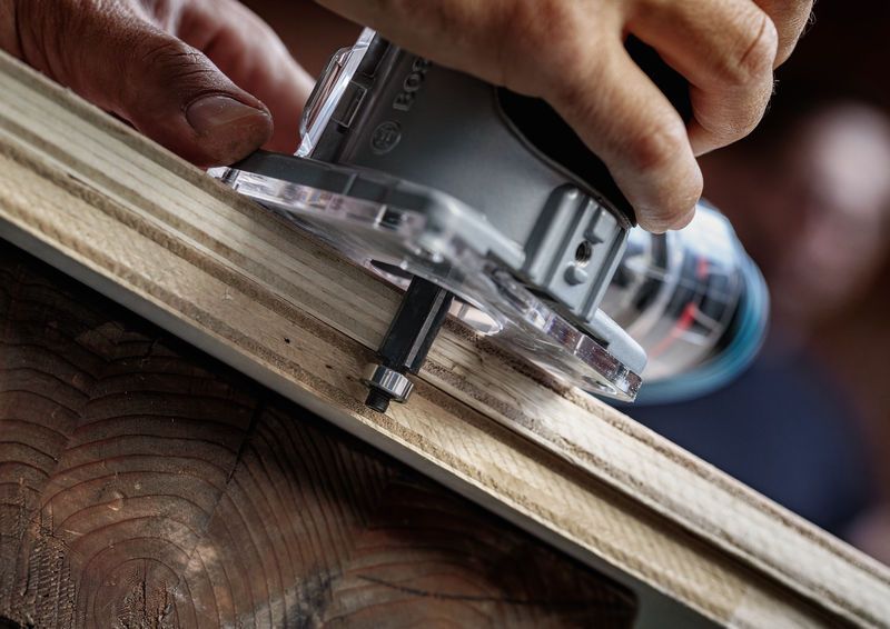 Bosch PRO Bündigfräser mit unterem Kugellager, D