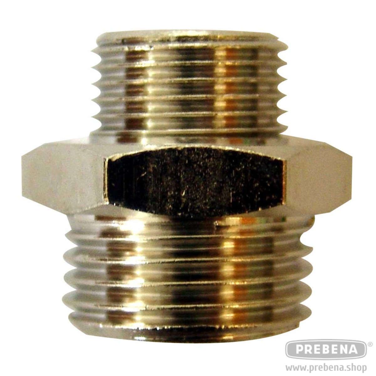 Reduzierdoppelnippel R 1/4" x 3/8"