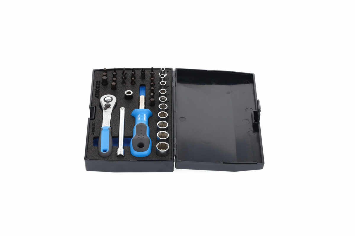 D 20 KMU-20 Steckschlüssel-Satz 1/4" 37-teilig UD-IN-IS-PH-PZ-TX